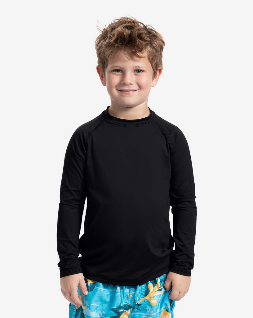 Boy wearing black color top. (Style 1005K) - BloqUV