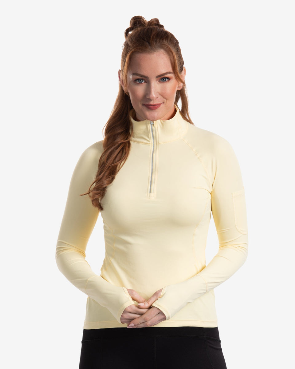 Women's UPF 50+ Mock Zip Shirt | BloqUV