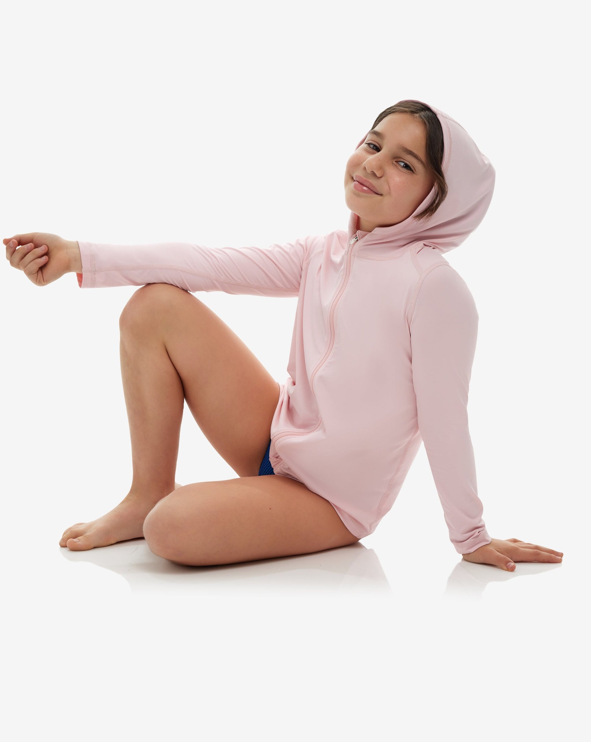 UV protection zip hoodie ピンク ProtectX Pink Zippered High Visibility Winter/Fall Hoodie