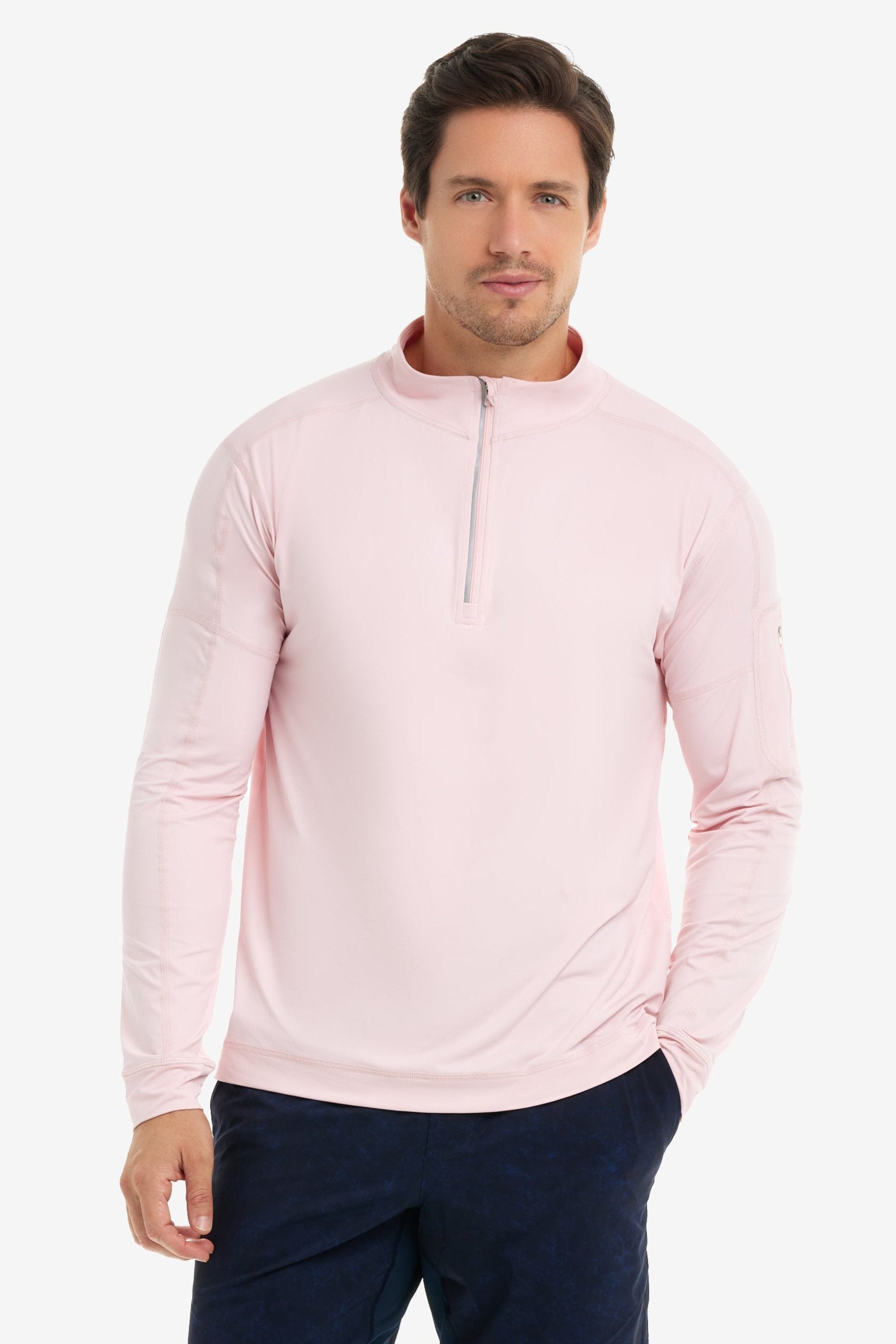 MEN'S MOCK ZIP TOP (12001) MEN'S MOCK ZIP TOP (12001)