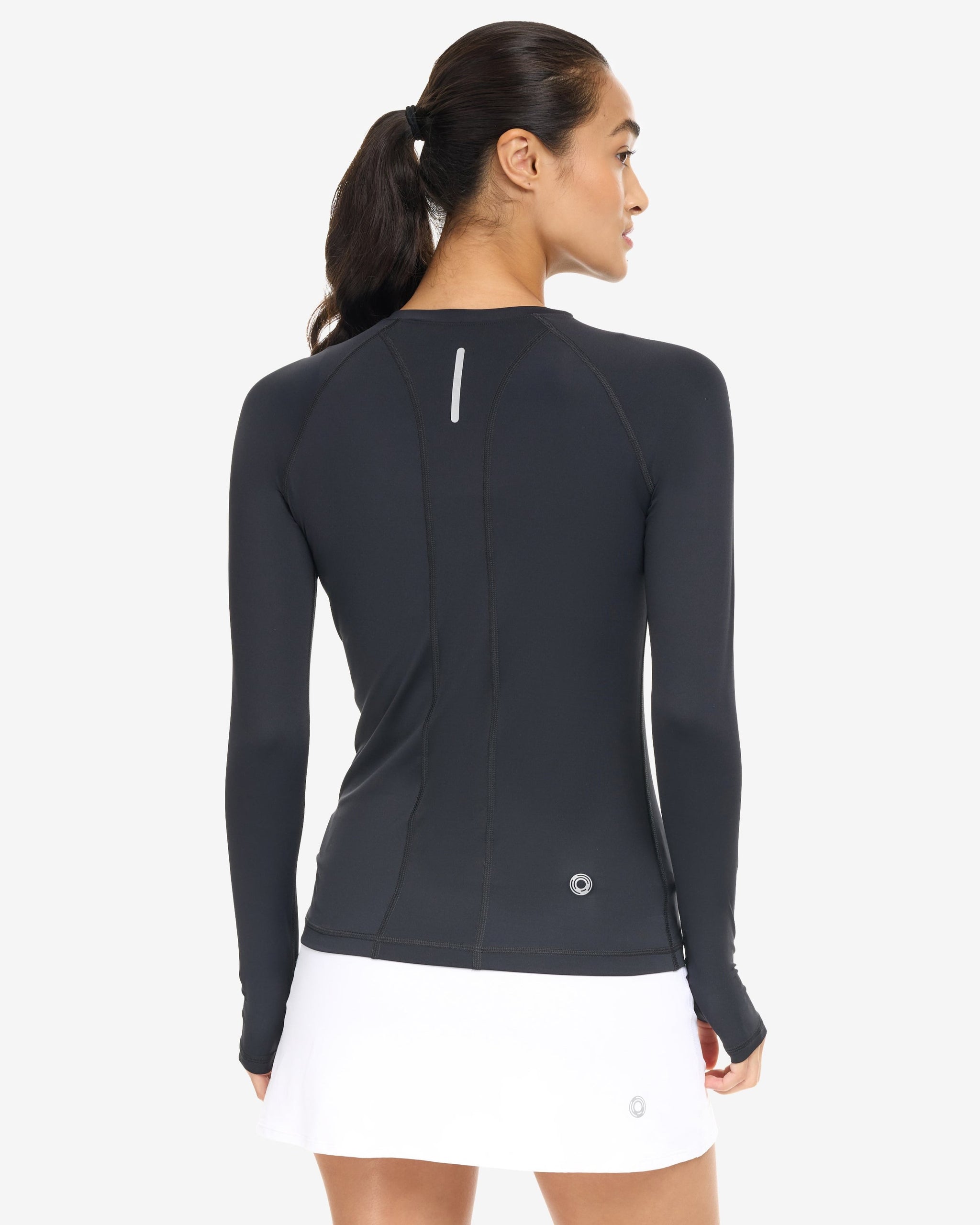BloqUV Damen UPF 50+ Top Mit Kordelzug & Daumenlöchern - Langarm Shirt Für Sport & Schwimmen