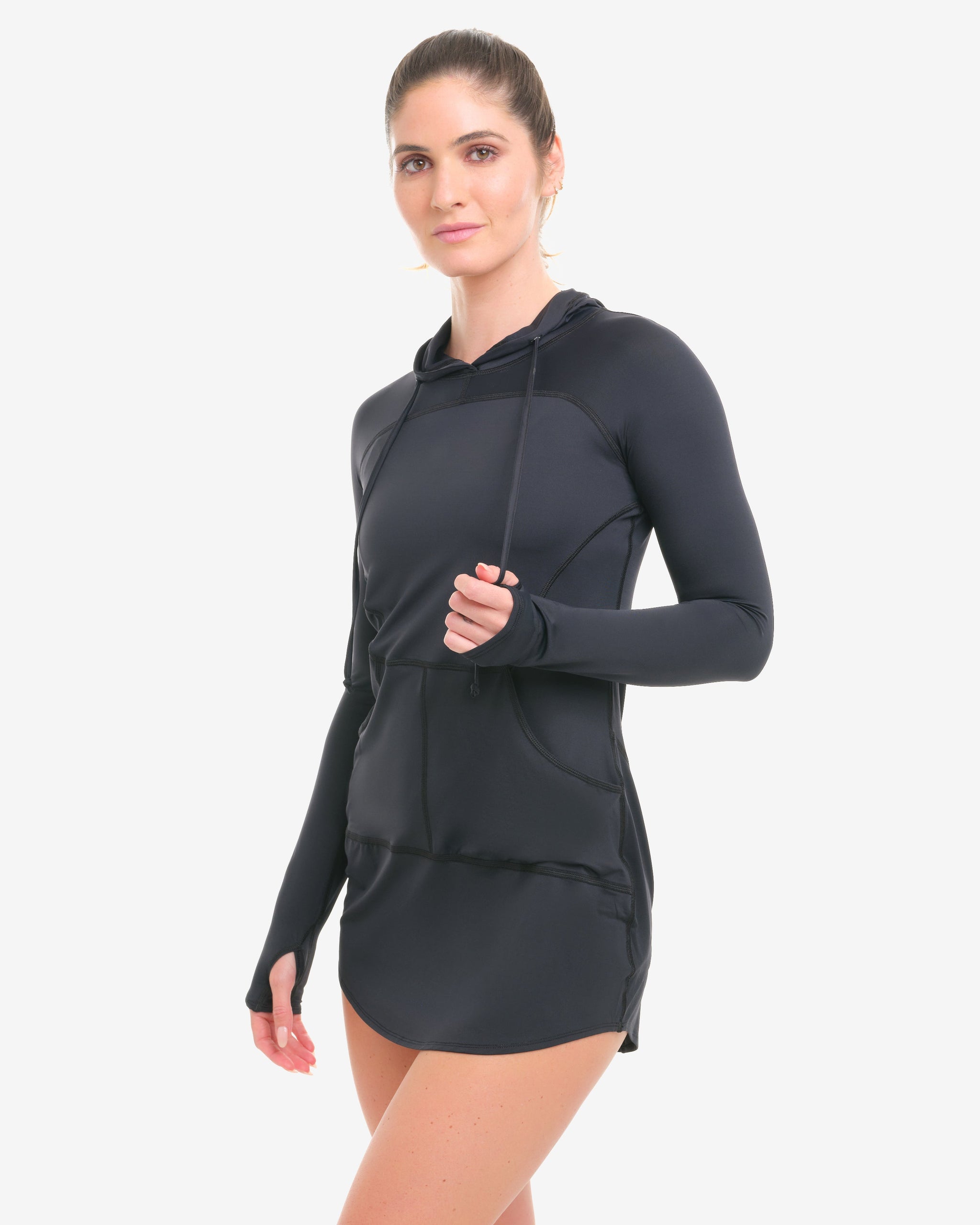 Women's Hoodie Dress UPF 50+ | BloqUV Ice Blue / X-Large Women's Hoodie Dress UPF 50+ | BloqUV Ice Blue / X-Large