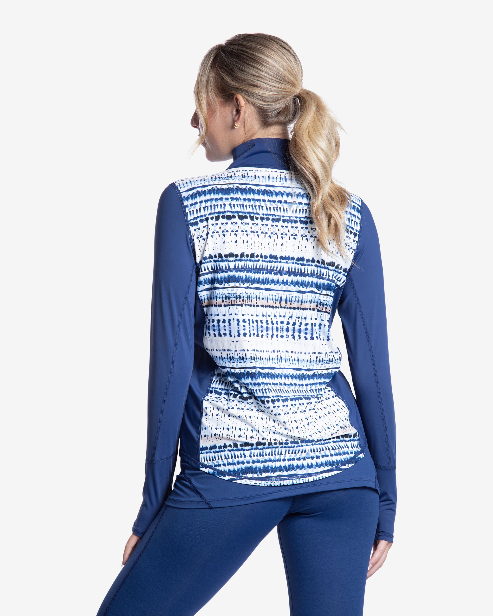 Women's Mock Zip Top Relaxed – Limited BloqUV x Jantzen Clearance