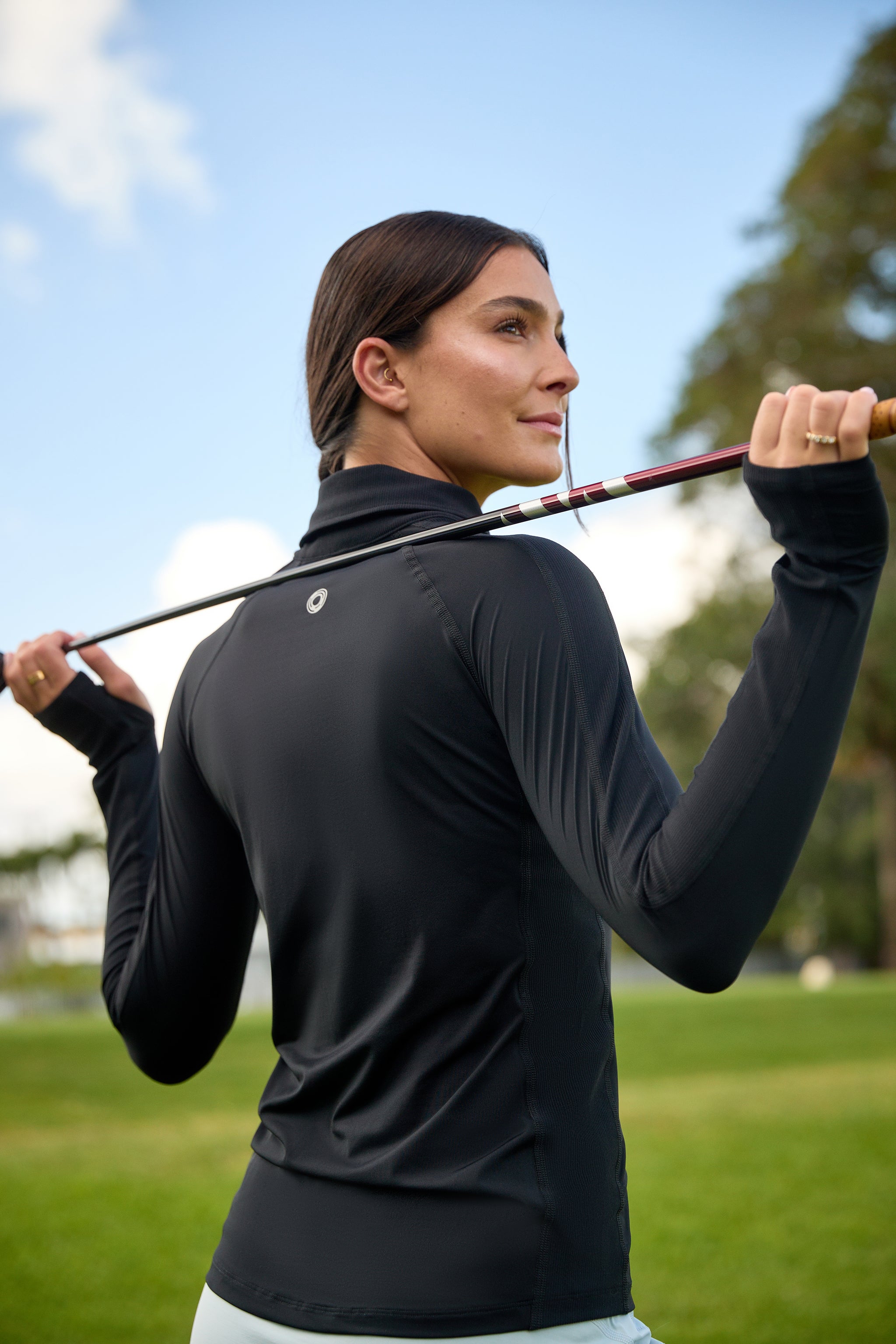 Women's Quarter Zip Polo – UPF 50+ Sun Protection | BloqUV