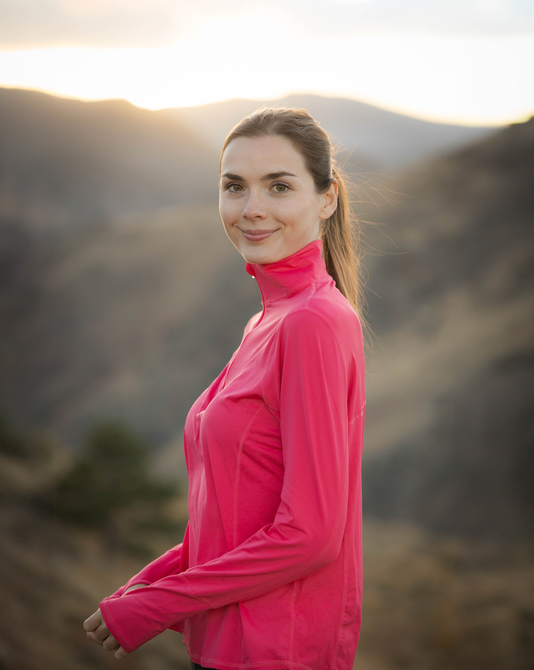 Women's Mock Zip Long Sleeve Shirt Relaxed | BloqUV