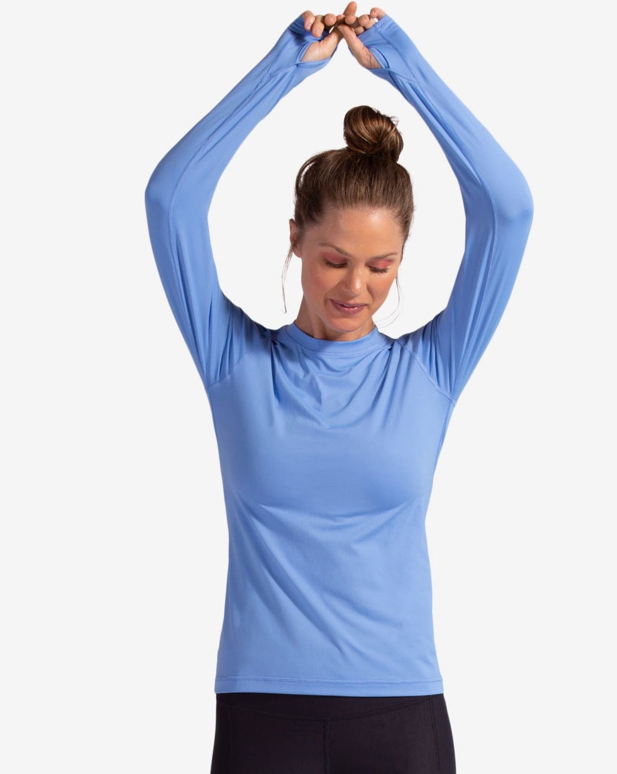 BVNSOZ Long Sleeve Workout Shirts for Women,Moisture Wicking UV Sun  Protection Athletic T-Shirts for Women Running : : Clothing, Shoes  