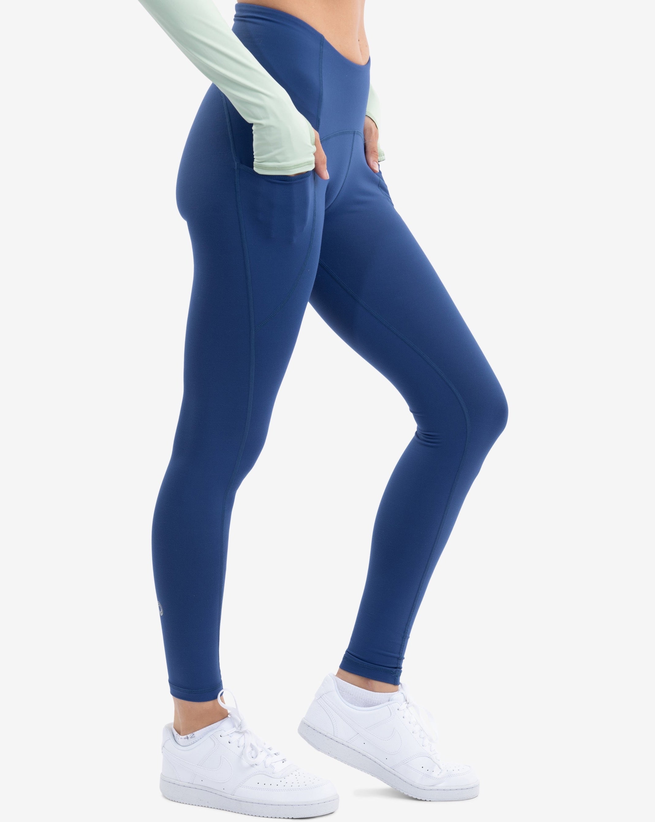 YWDJ High Waisted Compression Leggings for Women Solid Warm Tight